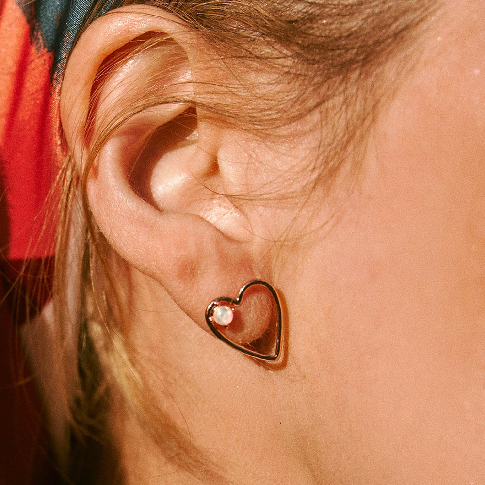 Sweetheart Stone Earrings 4