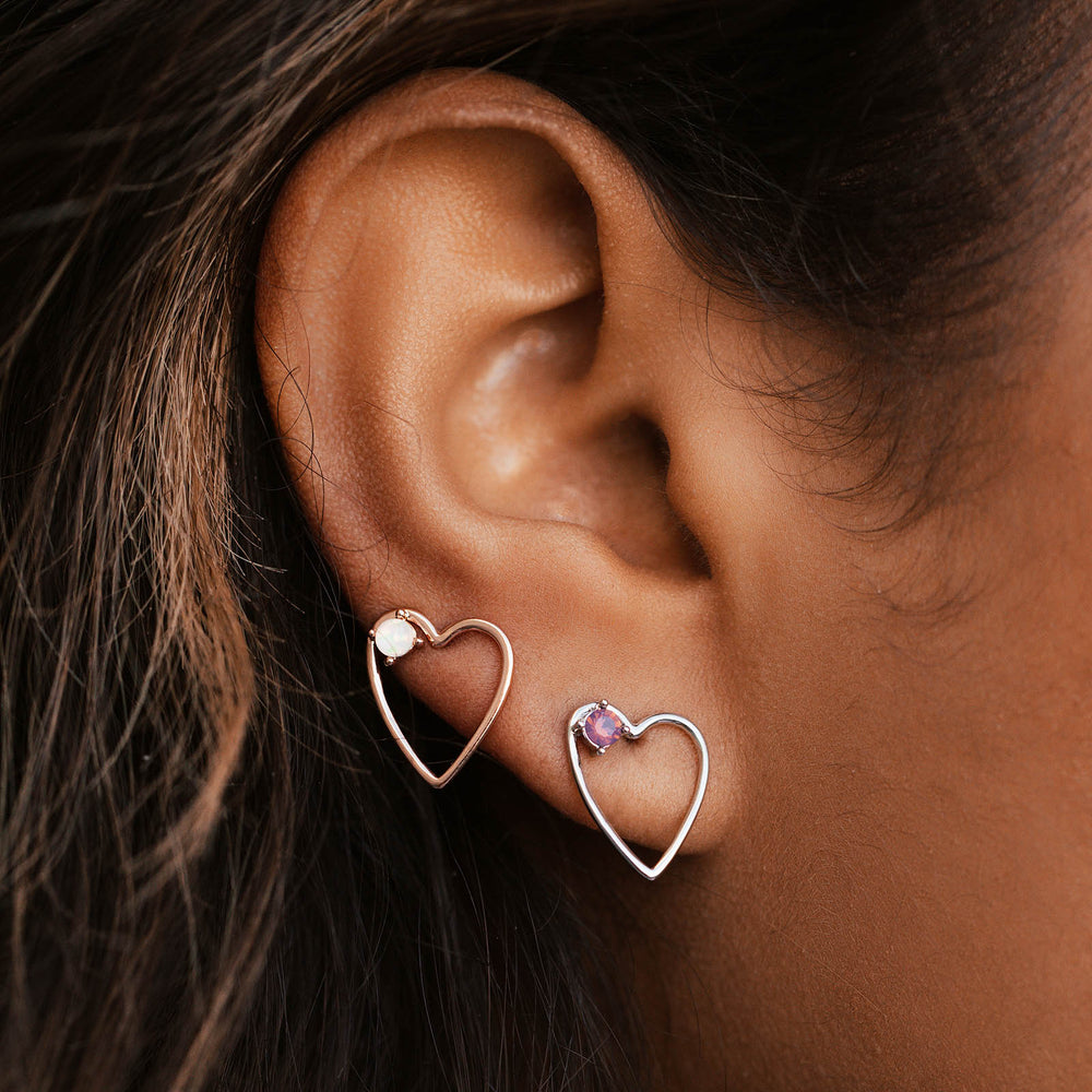Sweetheart Stone Earrings 3