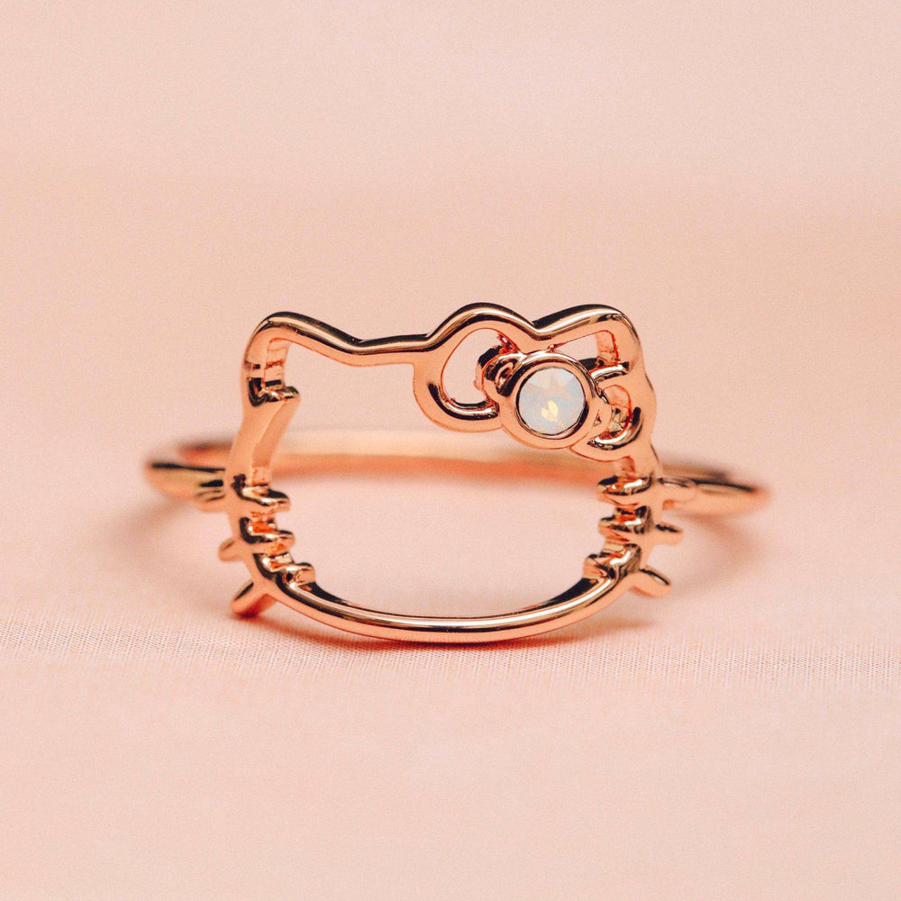 Hello Kitty Delicate Opal Ring 5
