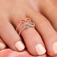 Twisted Knot Toe Ring Gallery Thumbnail