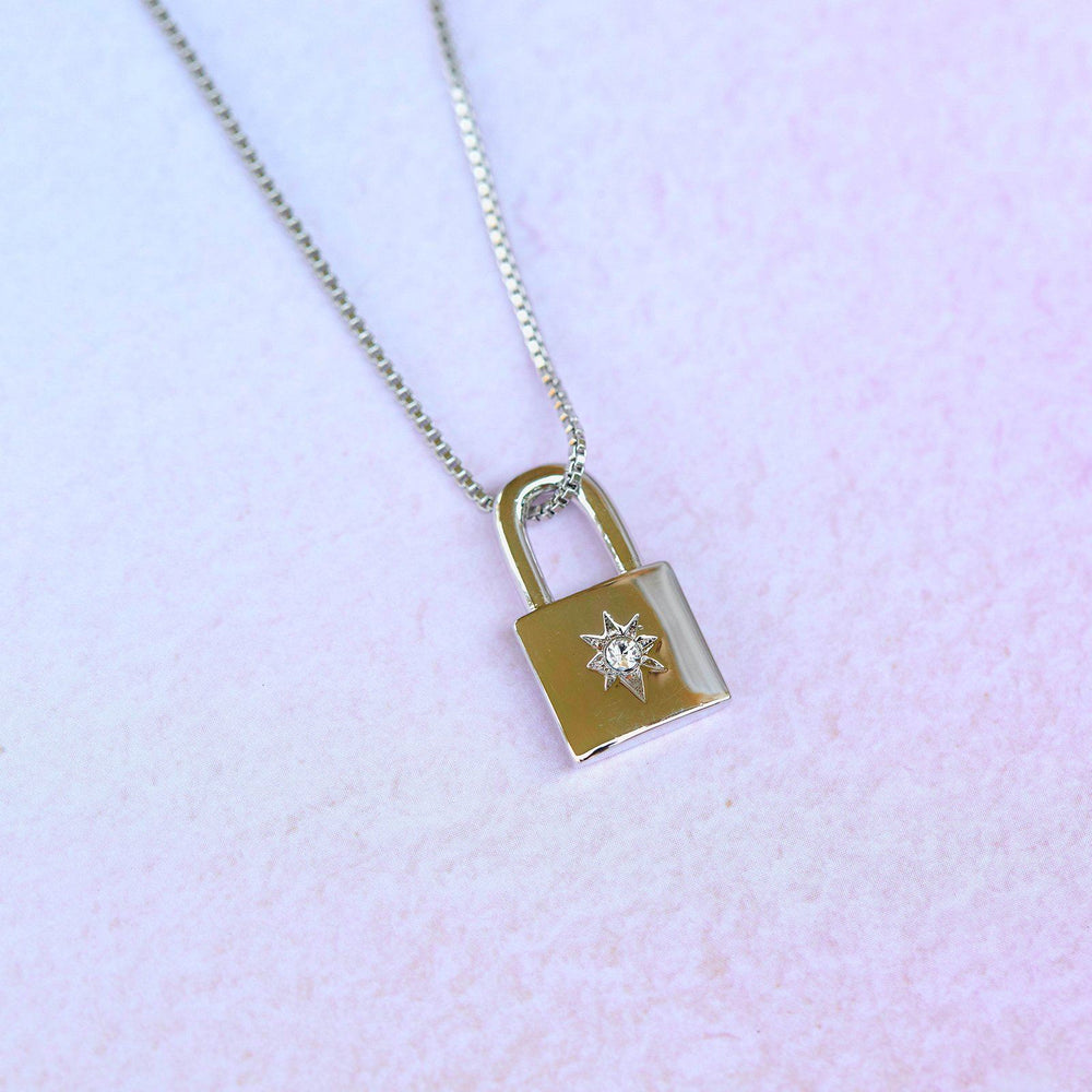 Repurposed Vintage Louis Vuitton Lock & Key Necklace (Lock- Pearl Necklace (15 in + 2 in ext))
