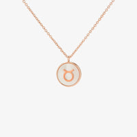 Zodiac Mother of Pearl Necklace