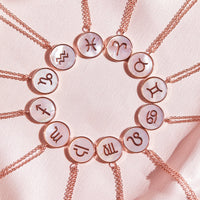 Zodiac Mother of Pearl Necklace Gallery Thumbnail