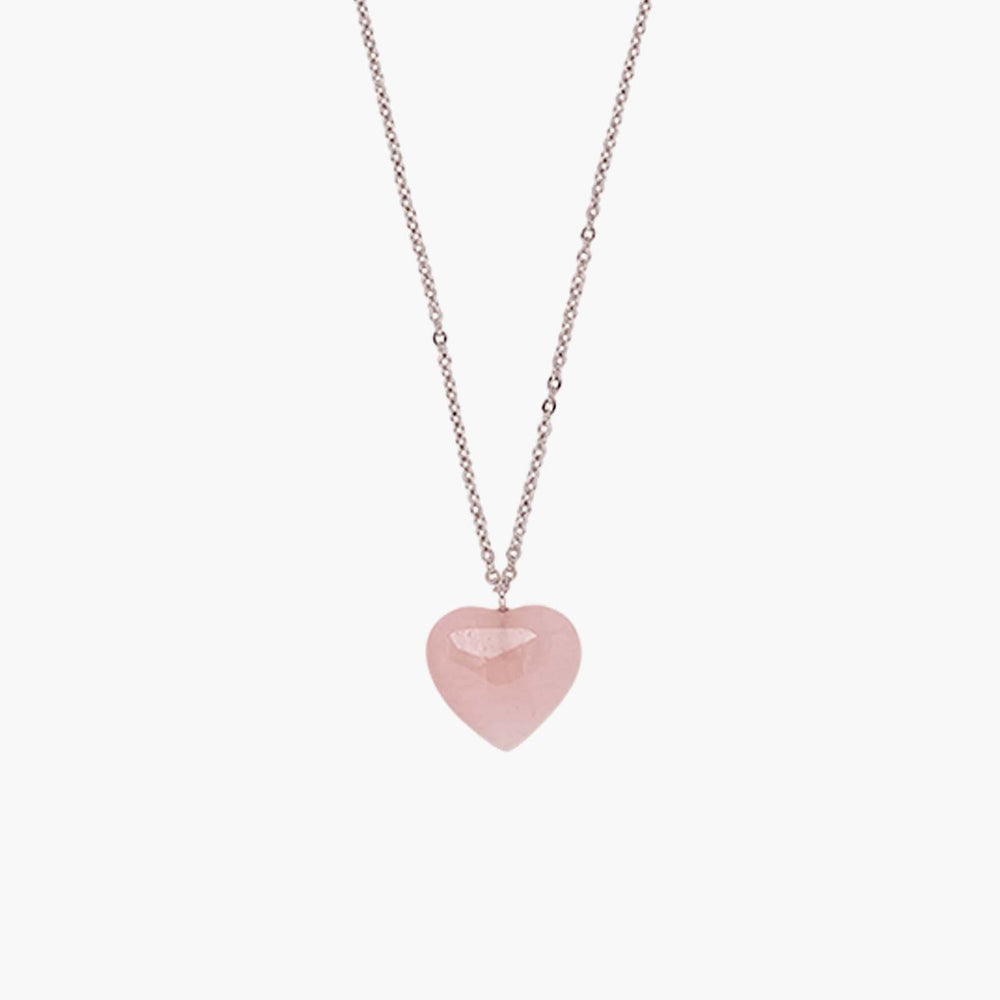 Stone Heart Toggle Necklace 1