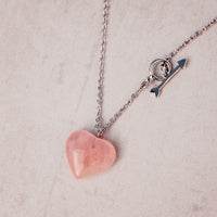 Stone Heart Toggle Necklace Gallery Thumbnail