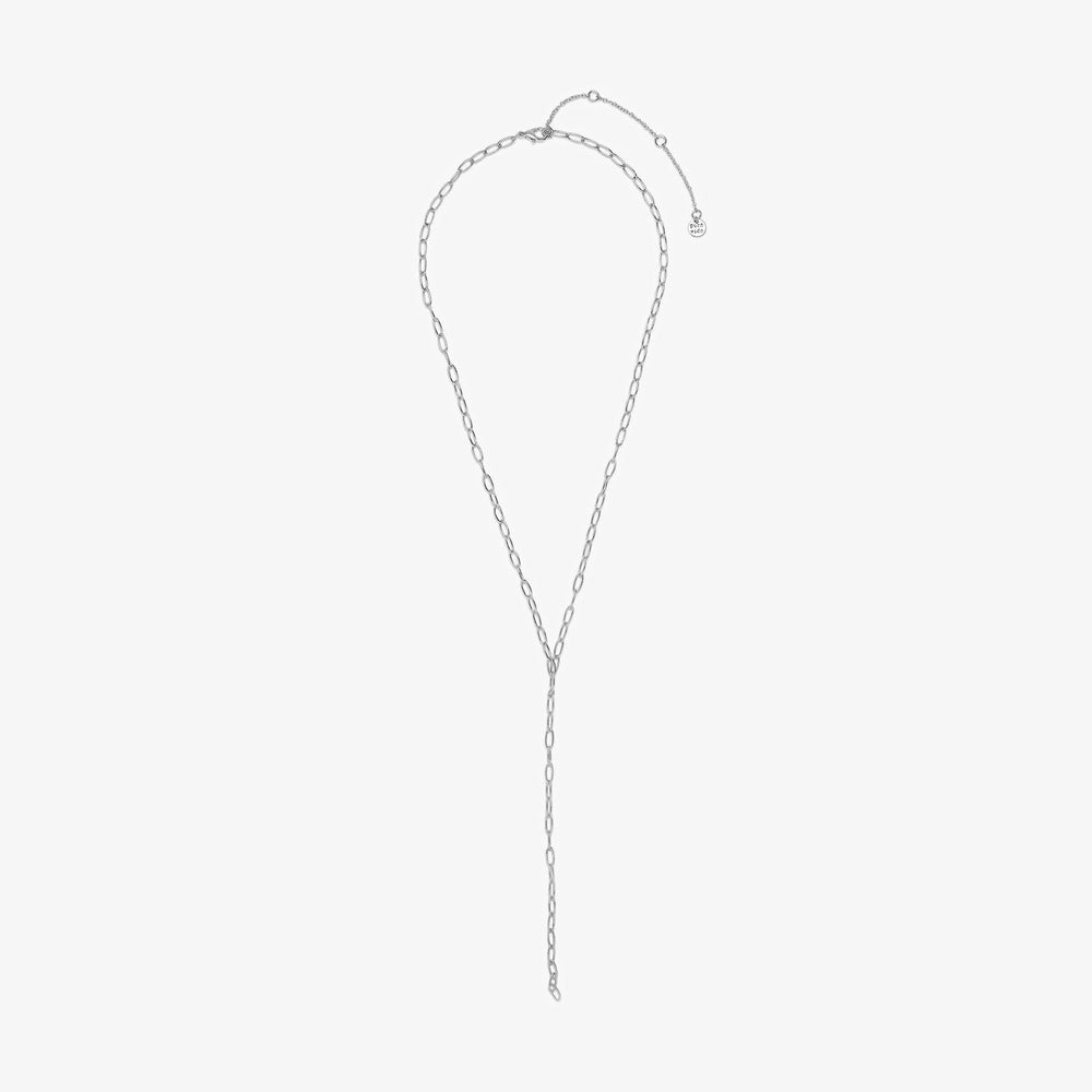 Mini Paperclip Lariat Necklace 1