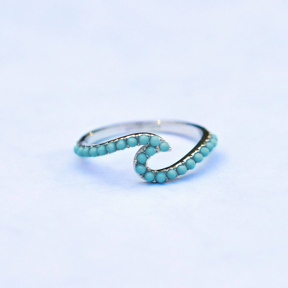 Stone Wave Ring 4