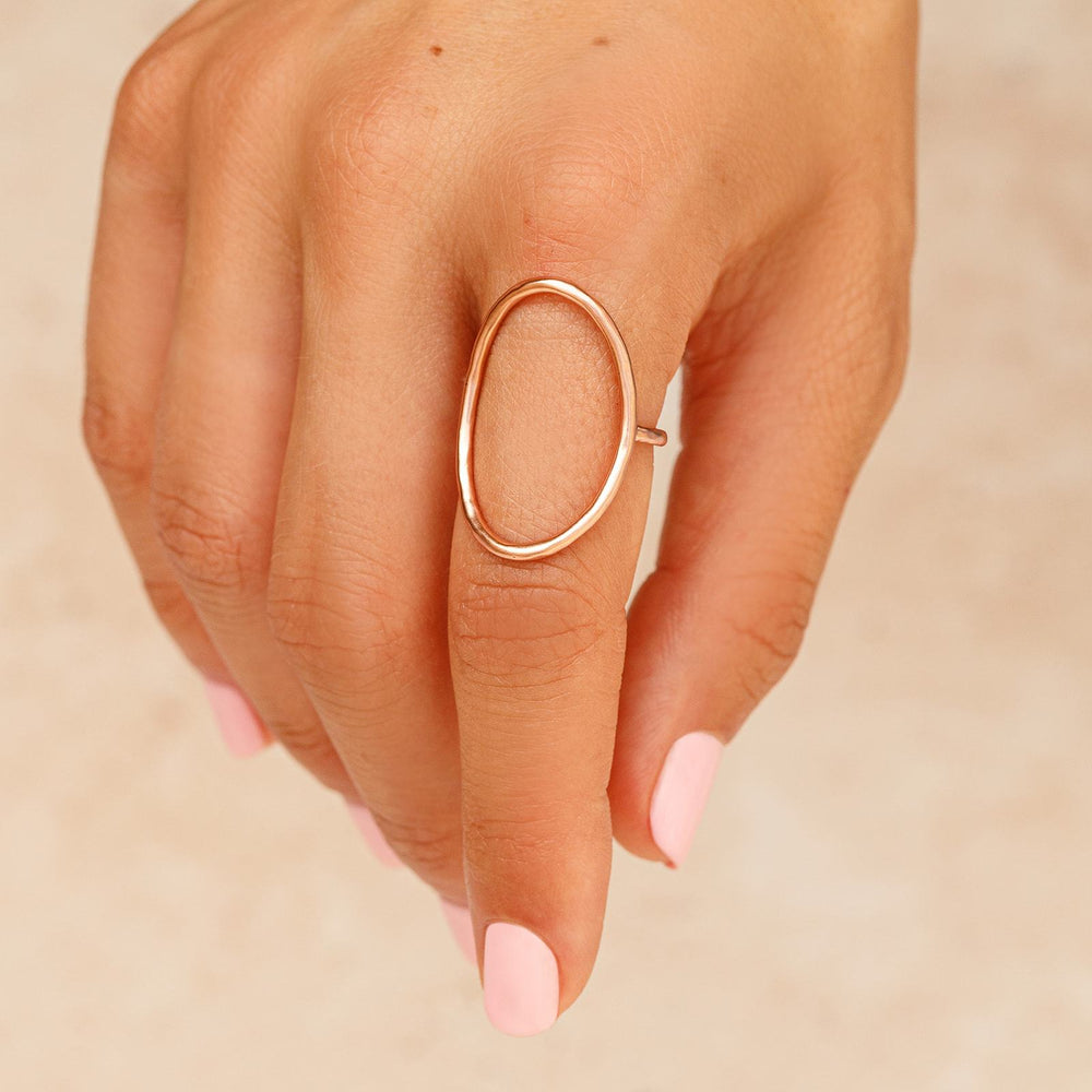 Oval Open Ring 4