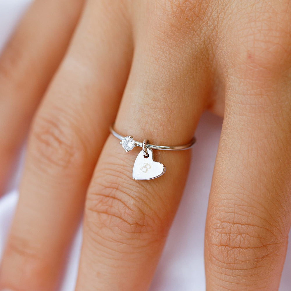 Engravable Heart Ring 10