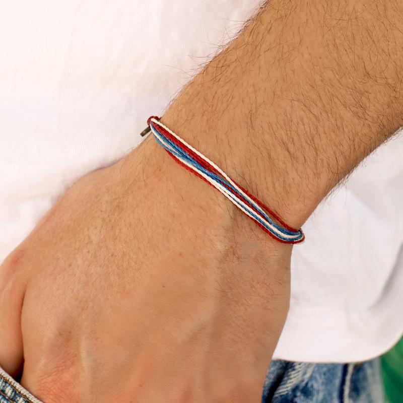 Red, White, Blue Bracelet