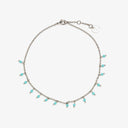 Floating Gemstone Anklet