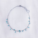 Floating Gemstone Anklet