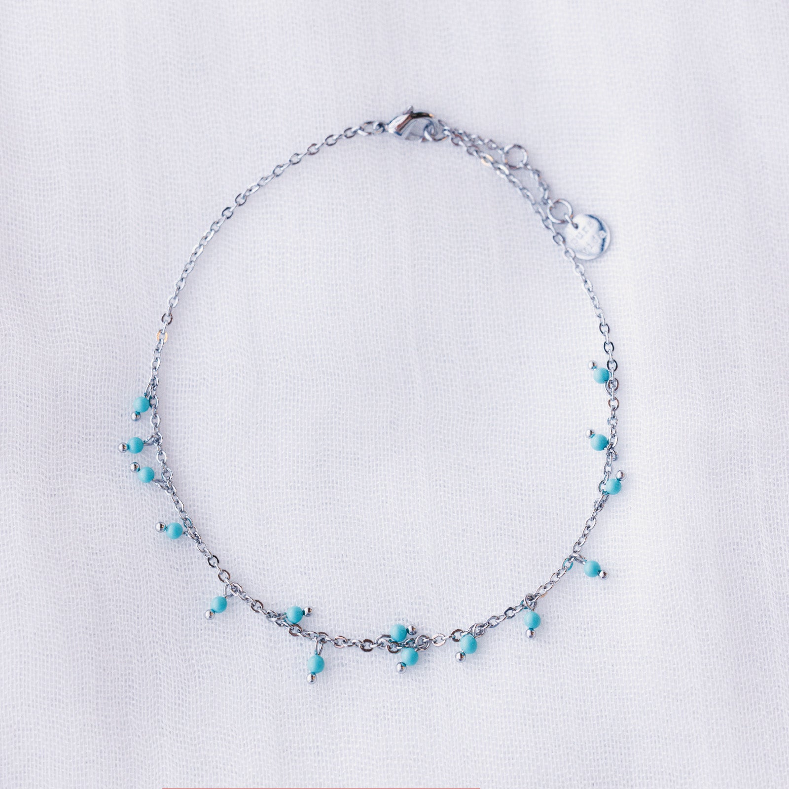 Floating Gemstone Anklet