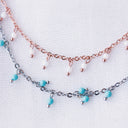 Floating Gemstone Anklet