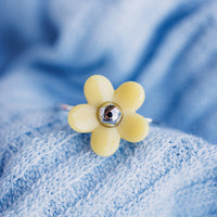 Solstice Enamel Flower Ring Gallery Thumbnail