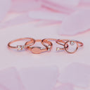 Crystal Sky Ring Stack