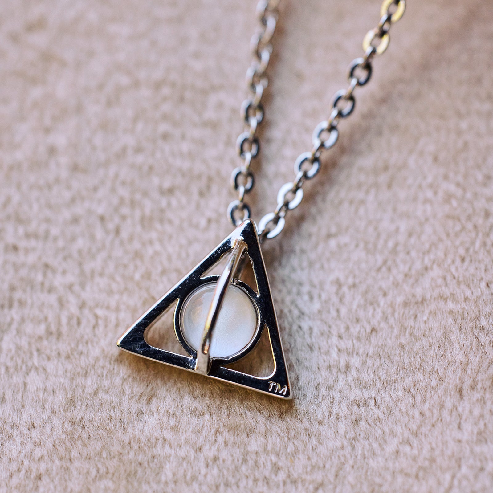 Kellica Harry Potter Deathly Hallows Necklace Sterling Silver
