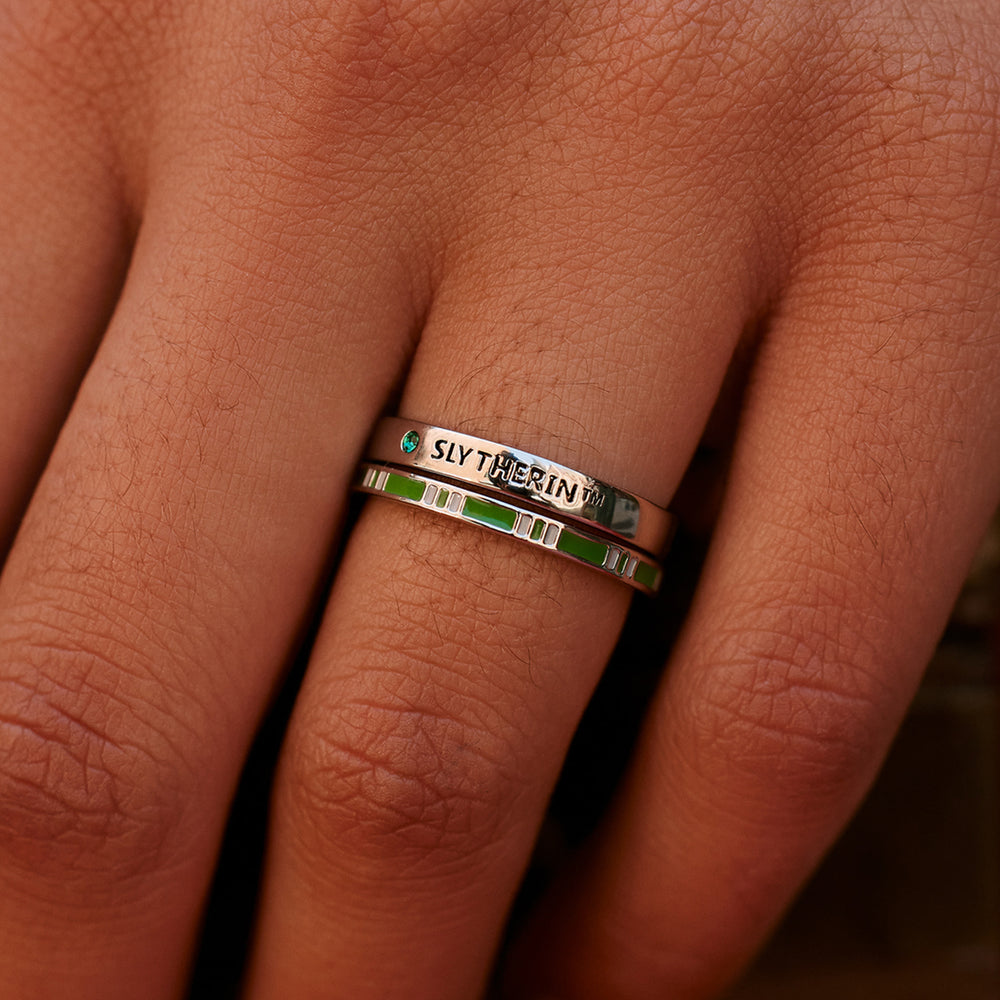 Slytherin™ House Ring Stack 2