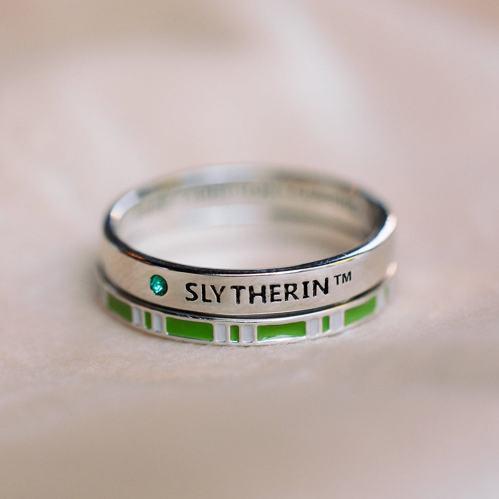 Slytherin™ House Ring Stack 3