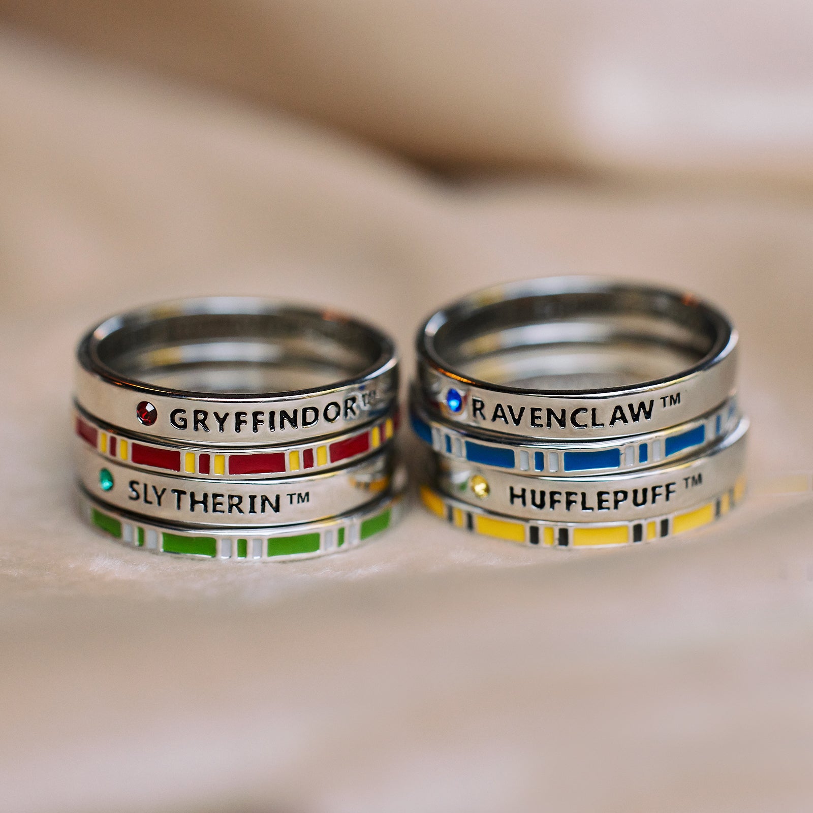 Slytherin™ House Ring Stack