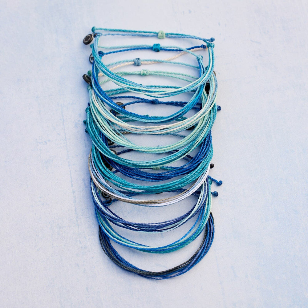  Pura Vida Bracelets Pack Blue Friendship Bracelet Pack - Set of  10 Stackable Bracelets for Women, Handmade Bracelets & Cute Bracelets for  Teen Girls, Beach Accessories for Teens - 10 String