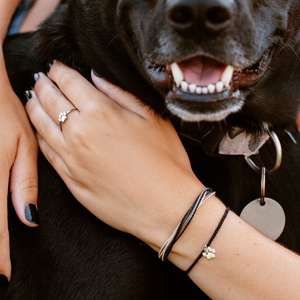 Paw Print Bracelet, Gold, Silver Dog Paw Bracelet, Personalized Cat Print  Bracelet, Dog Cat Mom Jewelry, Dainty Paw Charm Bracelet for Women - Etsy