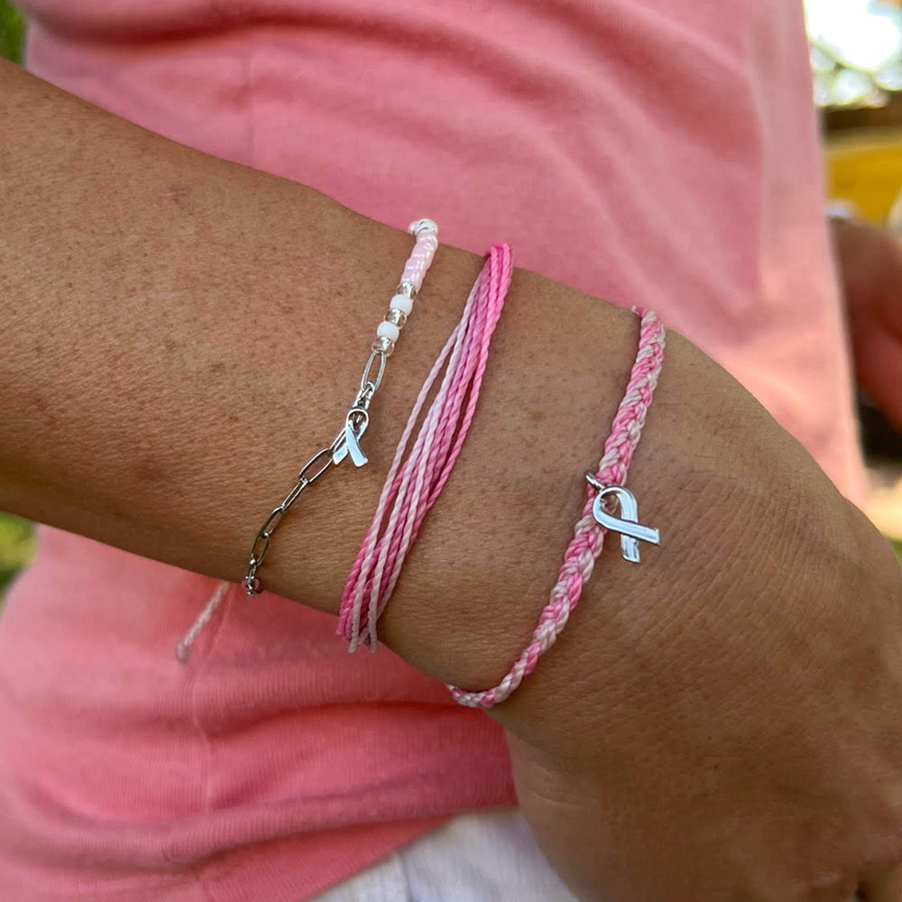 Pink Ribbon Bracelet – Findings & Connections