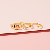 Hello Kitty Delicate Ring Stack Gallery Thumbnail
