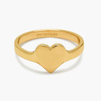 Engravable One Heart Ring