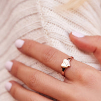 Engravable One Heart Ring Gallery Thumbnail