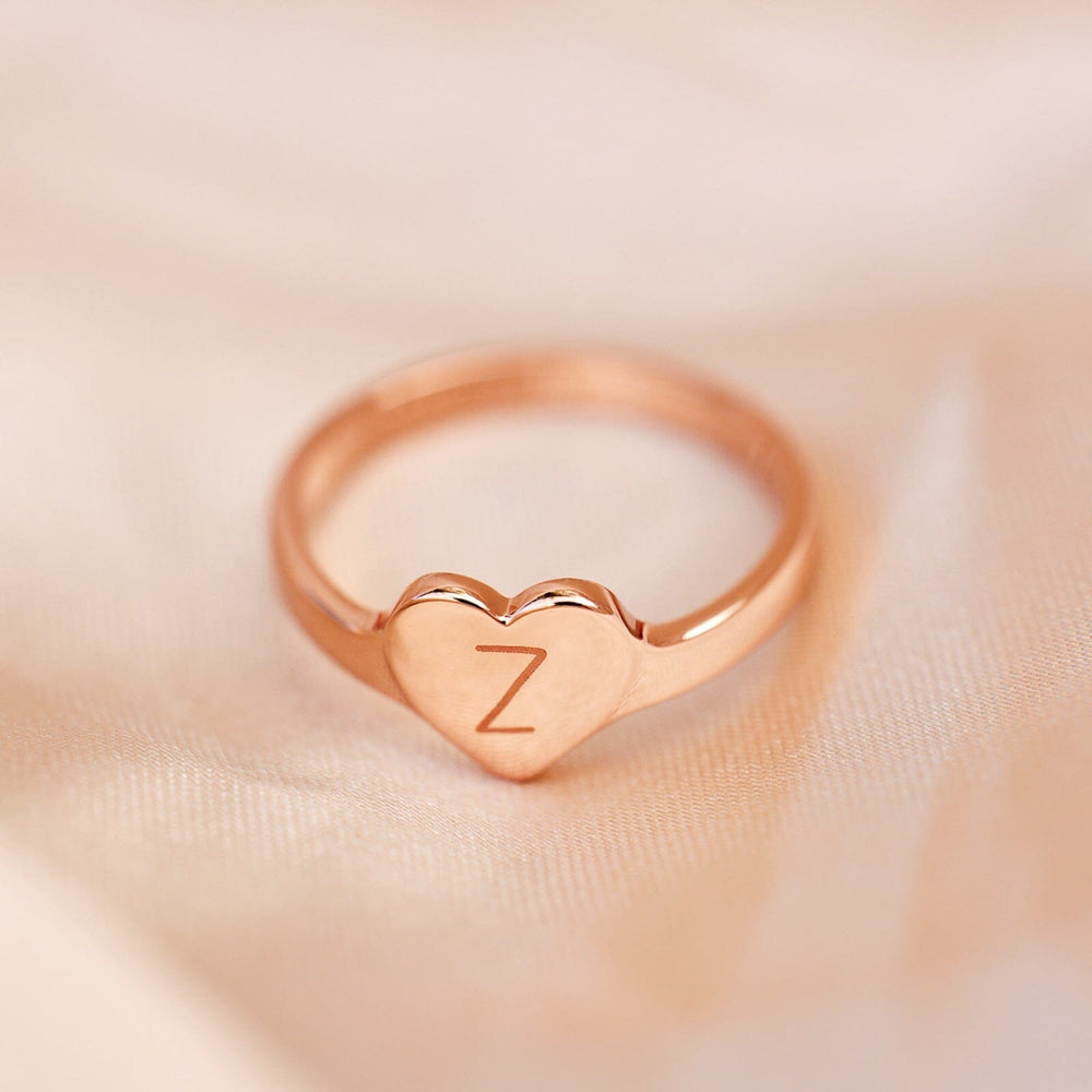 Engravable One Heart Ring 12