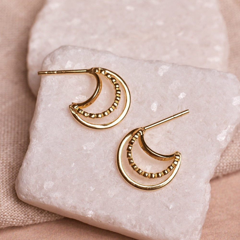 Moon and Star Earring Charms | Celestial Charms | Liven Fine Jewelry Yellow Gold