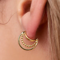 Triple Hoop Earrings Gallery Thumbnail