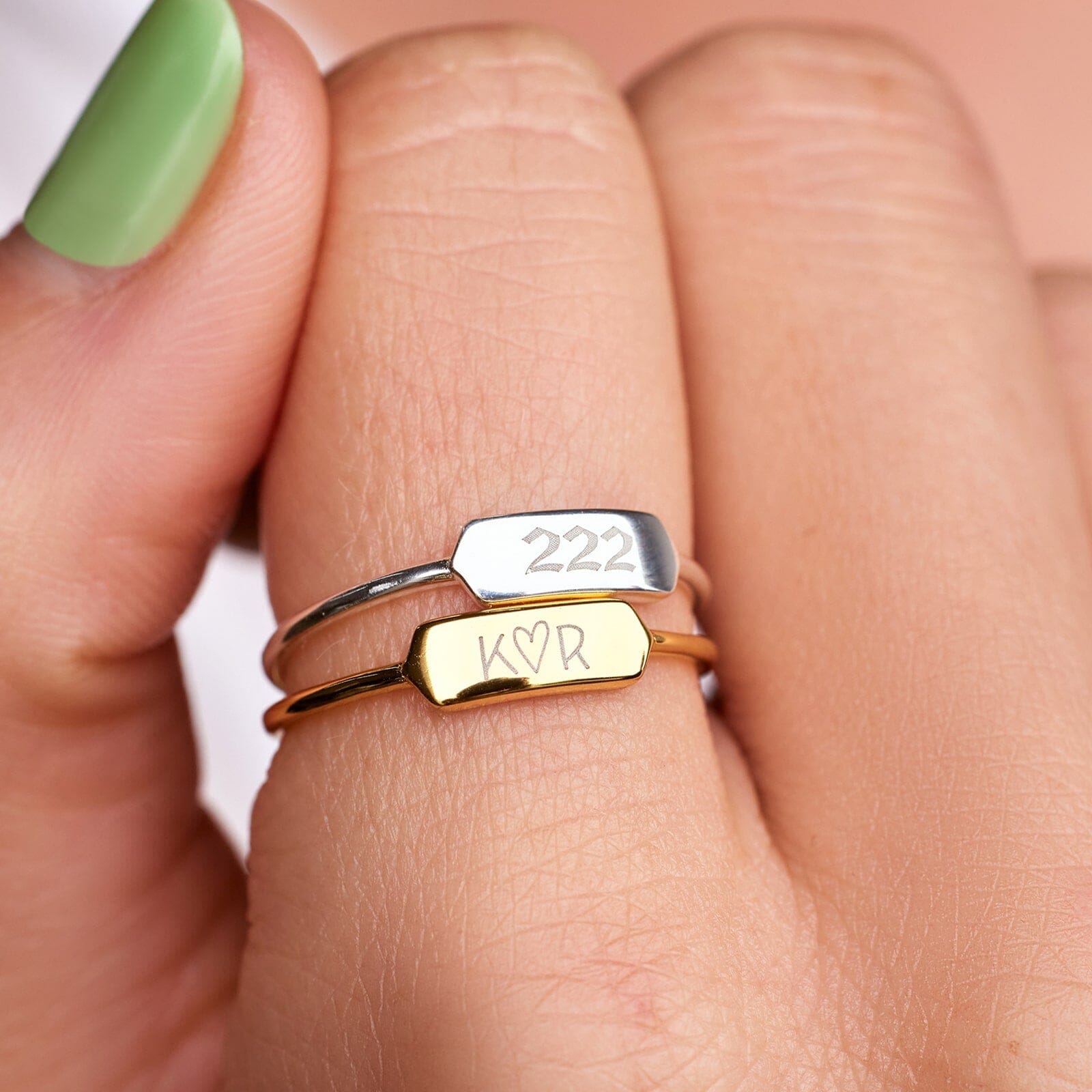 Custom Engraving — With These Rings