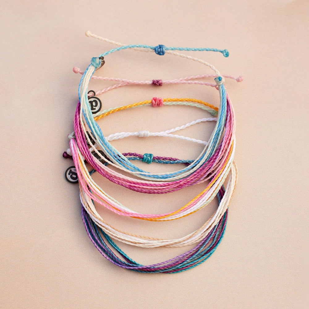  Pura Vida Bracelets Pack Spring Daze Friendship Bracelet Pack -  Set of 5 Stackable Bracelets for Women, Cute Bracelets for Teen Girls,  Beach Bracelet & Accessories for Teens - 5 String