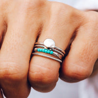 Shell Ring Stack Gallery Thumbnail