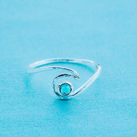 Shimmering Wave Ring Gallery Thumbnail