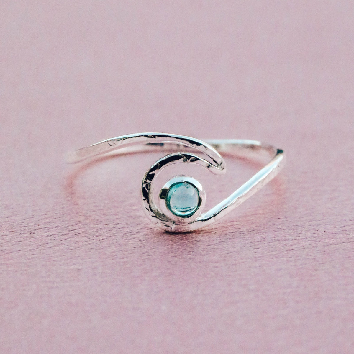 Shimmering Wave Ring