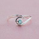 Shimmering Wave Ring