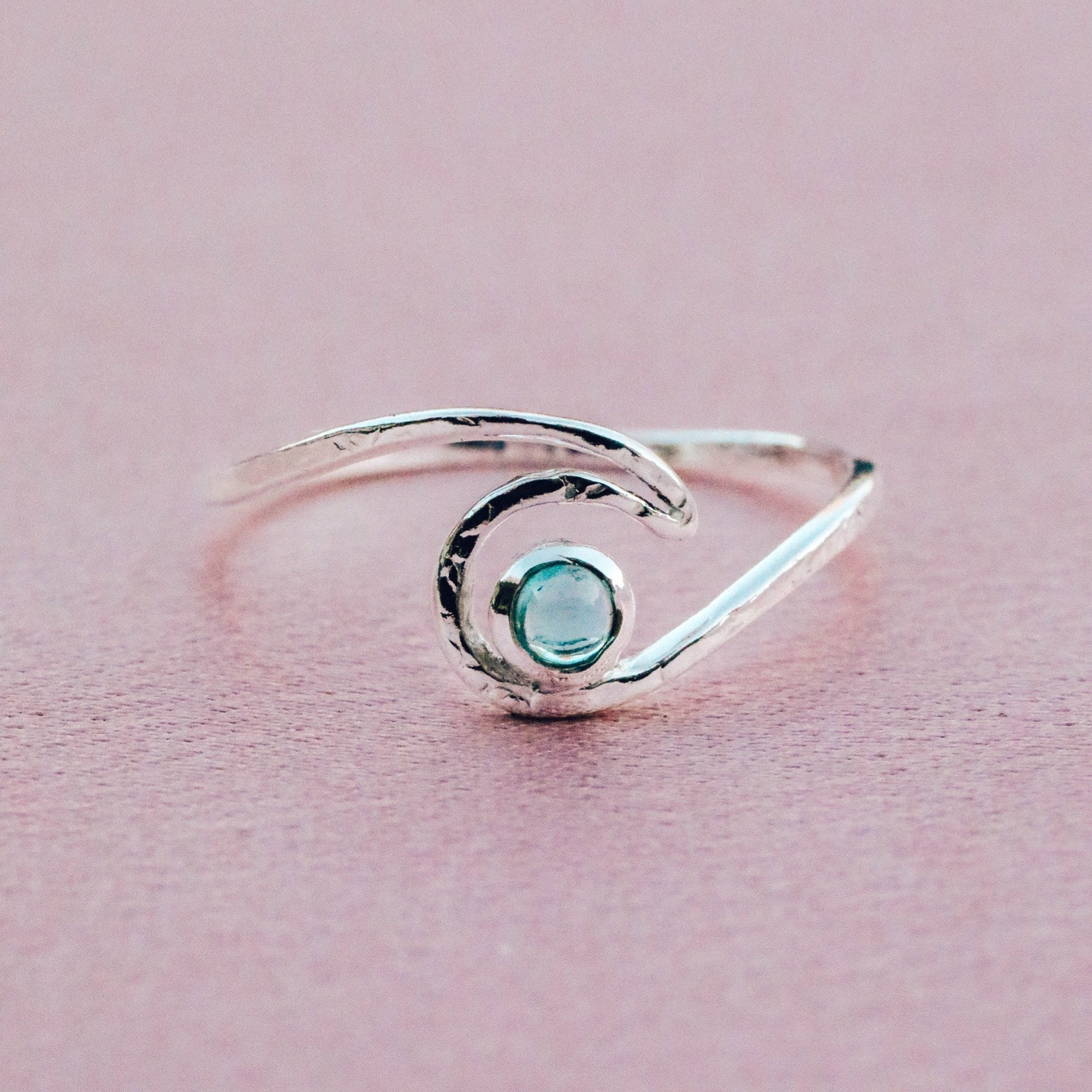 Shimmering Wave Ring
