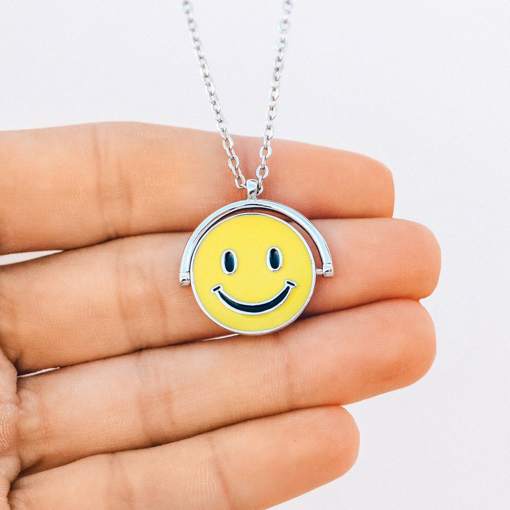 Happy Face Spinner Necklace 5