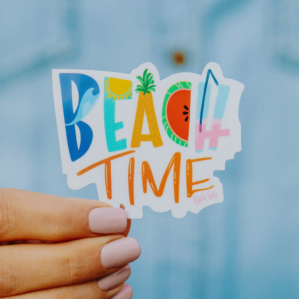 Beach Time Sticker 2