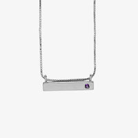 Engravable Bar Birthstone Necklace Gallery Thumbnail
