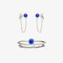 Mood Chain Wrap Earrings & Ring Set