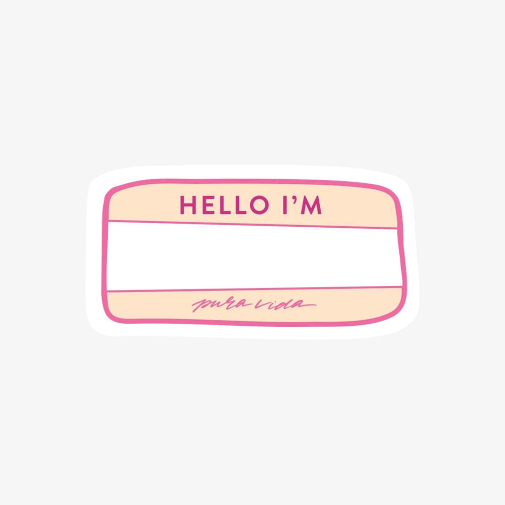 My Name Is Sticker 1