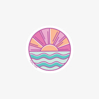 Tropical Sunset Sticker Gallery Thumbnail