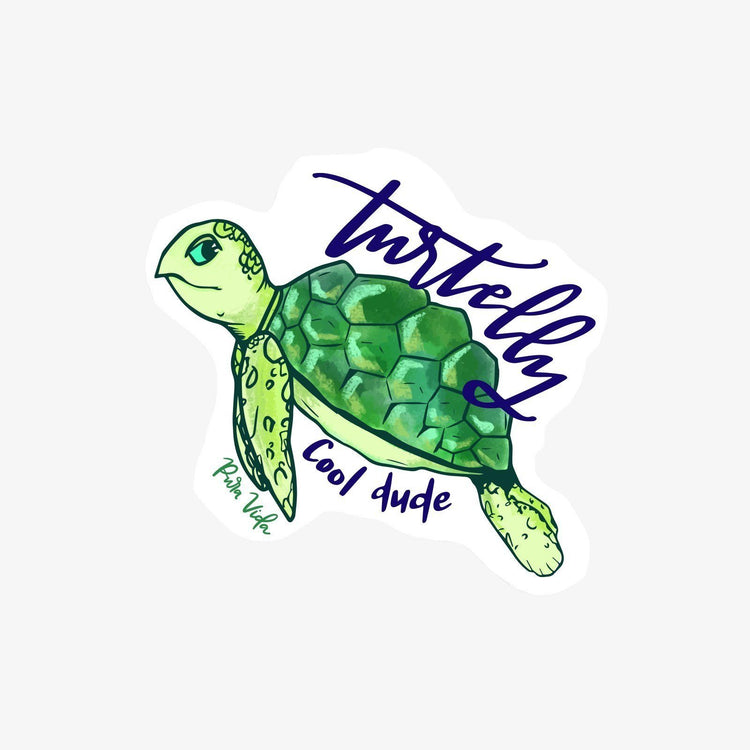 Turtelly Cool Sticker