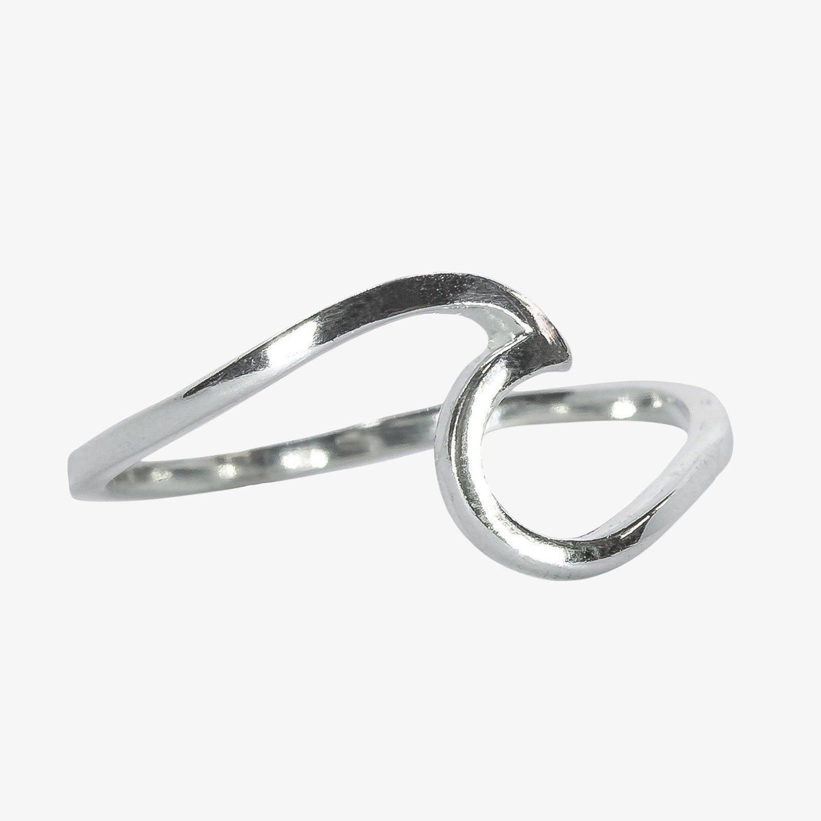 Wave Ring - Silver / 4
