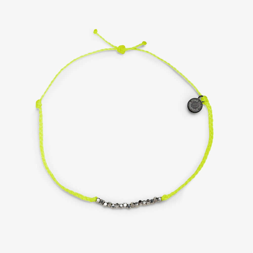 Faceted Metal Bead Anklet 2